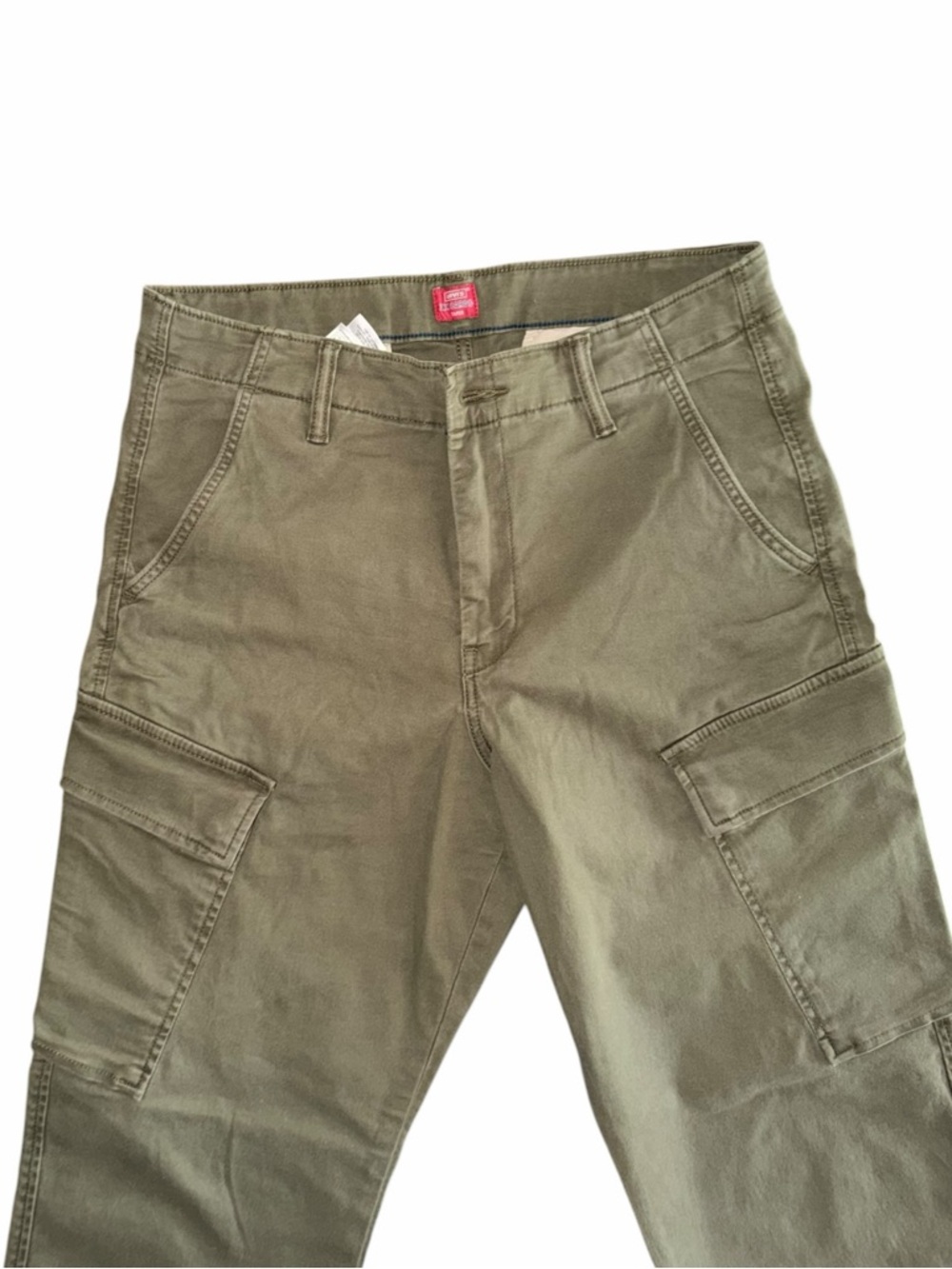 LEVI’S XX Tapered Cargo Men's Pants- Olive- 33x30 - Picture 3 of 9